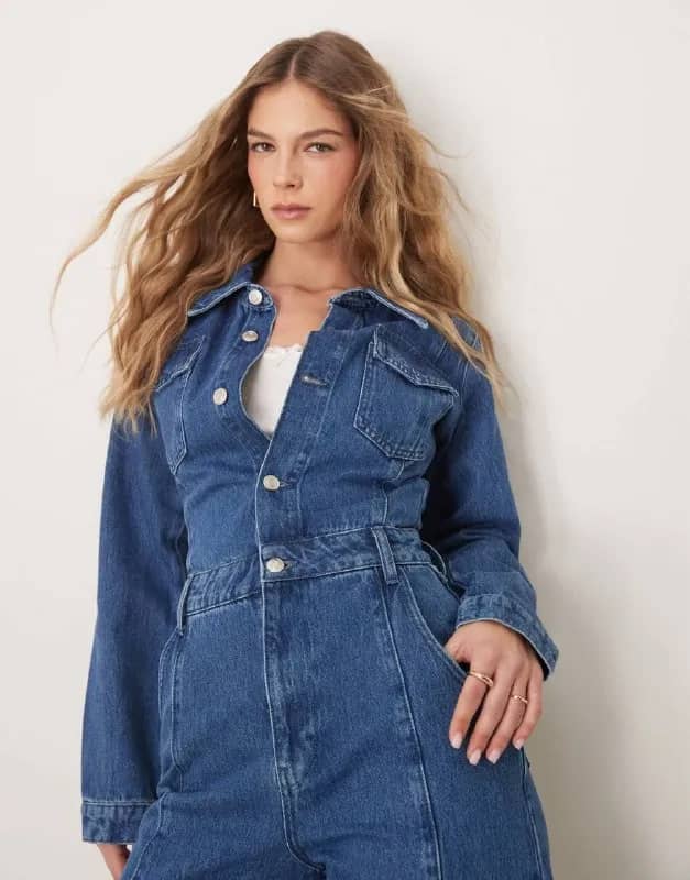ASOS DESIGN джинсовый комбинезон ballon leg — Батуми — 120 ₾