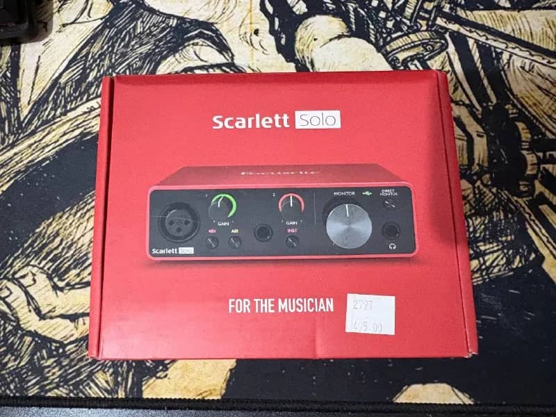 Focusrite Scarlett solo 3gen -300 лар Тел: [телефон] — Батуми — 300 ₾