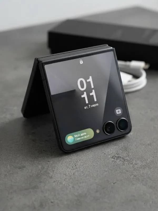 Samsung Galaxy Z Flip7 с объемом памяти 512 ГБ в черном цвете. Не путайте с урезанной версией FE! Т — Тбилиси — 2 ₾
