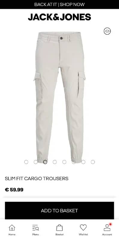 1. Новые с бирками мужские брюки карго JACK&JONES — Тбилиси — 3 440 ₾