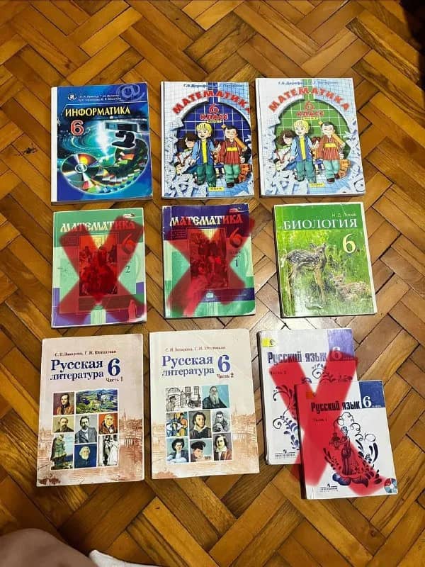 6 класс. Стоимость за один учебник 20 лари. — Батуми — 20 ₾