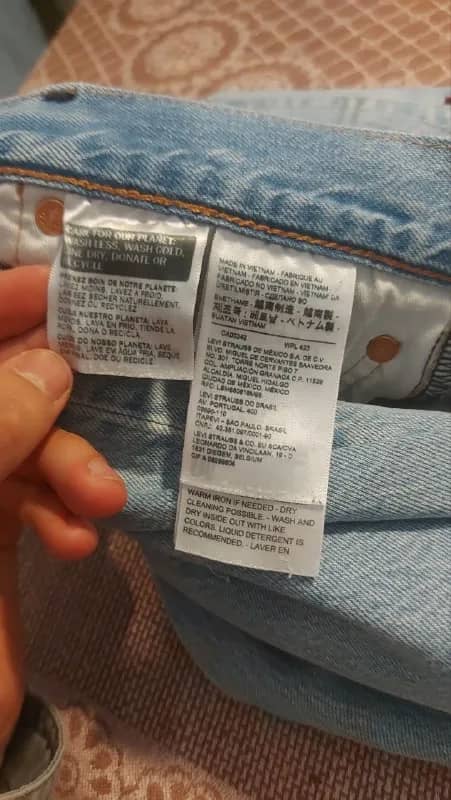 1)Джинсы Levi’s 501 Premium R/Tab (Blank Tab), оригинал, с пустым ярлычком. — Тбилиси — 100 ₾