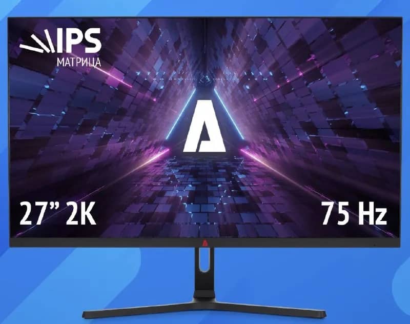 27 дюймов 2К 75гц с IPS матрицей. Шикарный 2K монитор с хорошей яркостью и цветопередачей. Отличное — Батуми — 550 ₾