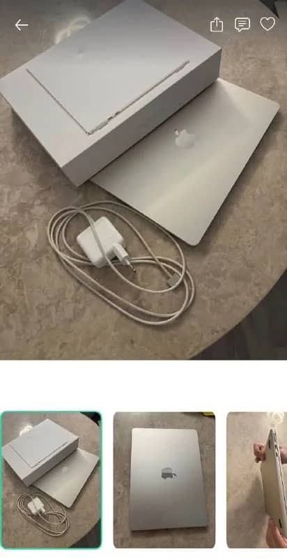 MacBook Air M2, 8 ГБ / 256 ГБ, 13,6 дюйма. — Стамбул — 30 000 ₺