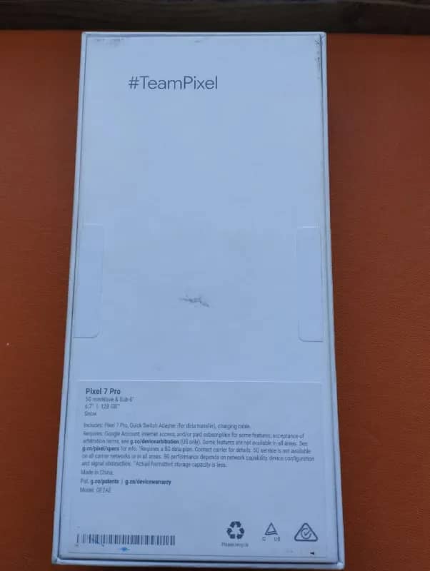 Google Pixel 7 Pro (12 GB RAM) — Unlocked — Ереван — 110 000 ֏