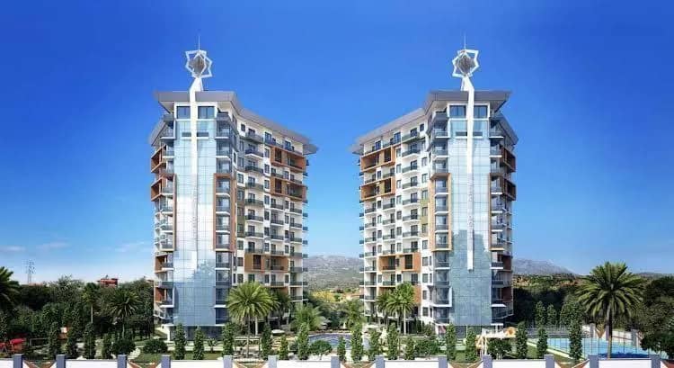 1+1 в Tekinoglu Residence Mahmutlar — Стамбул — 500 €