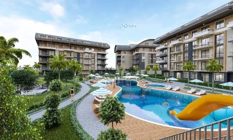 Kavi Dreams | 1-1 угловая квартира — Анталия — 550 €