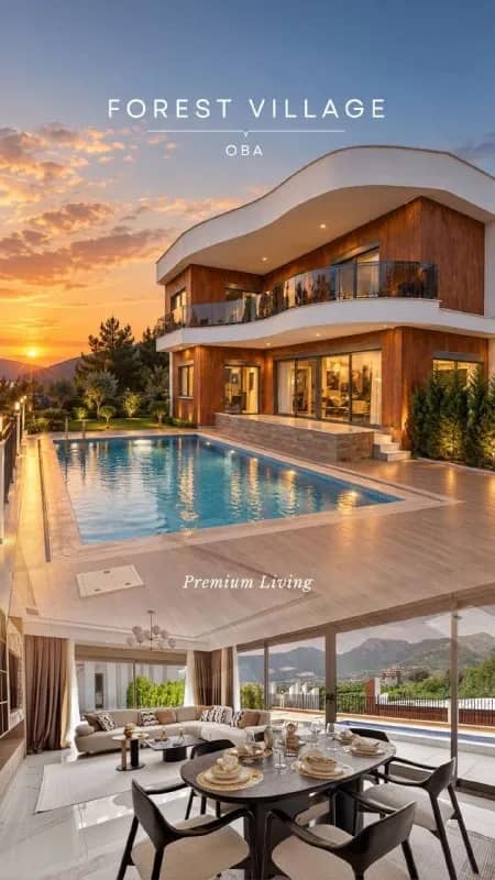 FOREST VILLAS | OBA / ALANYA — Анталия — 495 000 €
