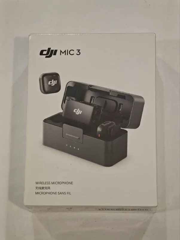 DJI Mic 3 2 TX + 1 RX + Charging, новый — Батуми — 750 ₾