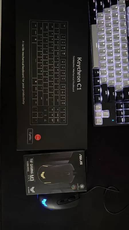 Keychron C1 с русскими буквами — Батуми — 120 ₾