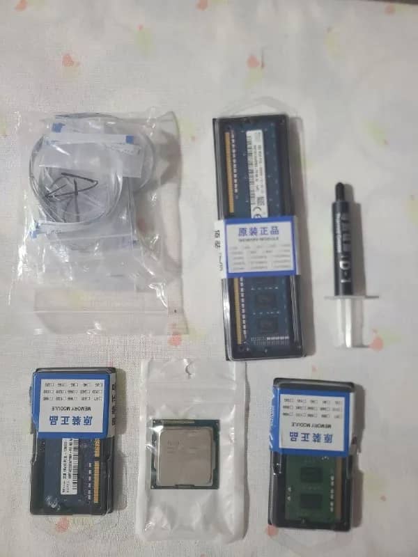 I3 3240 процессор. Разные оперативки, термопаста, шлейфы. За все — 25 лари — Тбилиси — 25 ₾