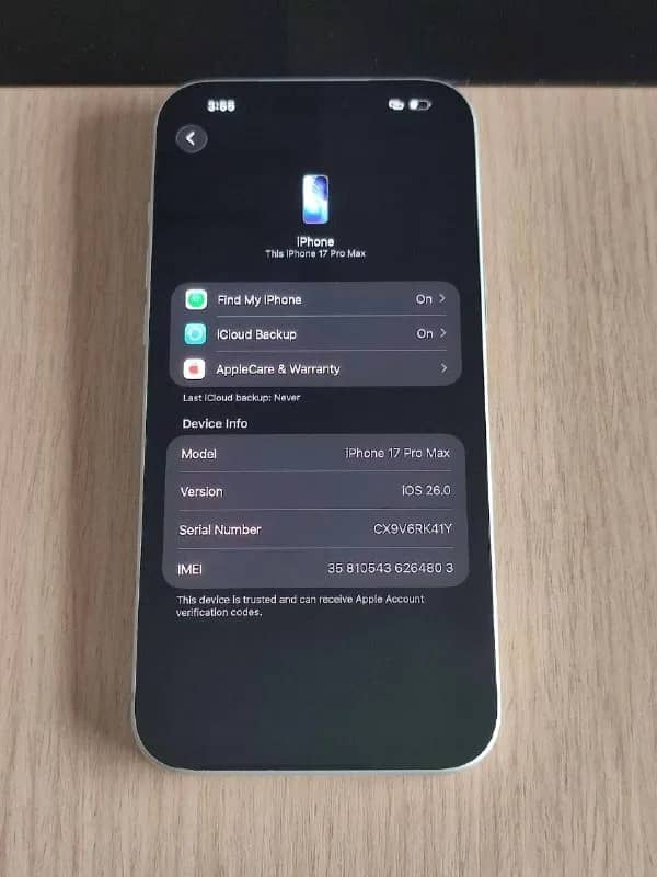iPhone 17 pro max 256 Gb silver — Батуми — 1 250 $