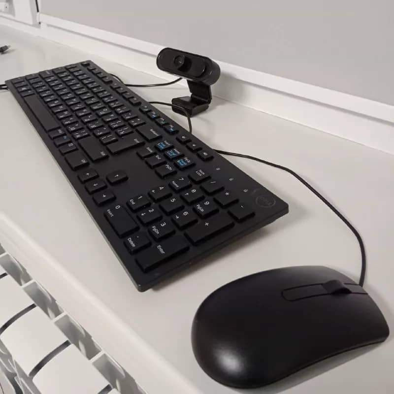 Dell KB216 — полноразмерная проводная клавиатура USB, есть цифровой блок. — Астана — 23 000 ₸