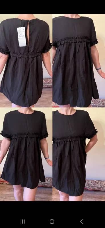 Zara, платье-комбинезон, размер xs/s., новое с биркой. 85% модал, 15% полиэстер. Чёрный цвет, мягка — Ереван