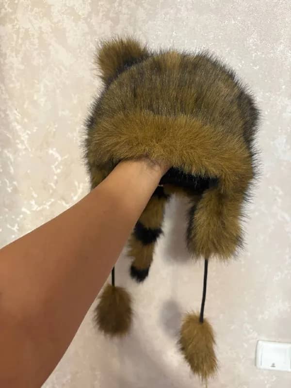 Шапка зимняя Енот на 7-8 лет — Алматы — 1 500 ₸