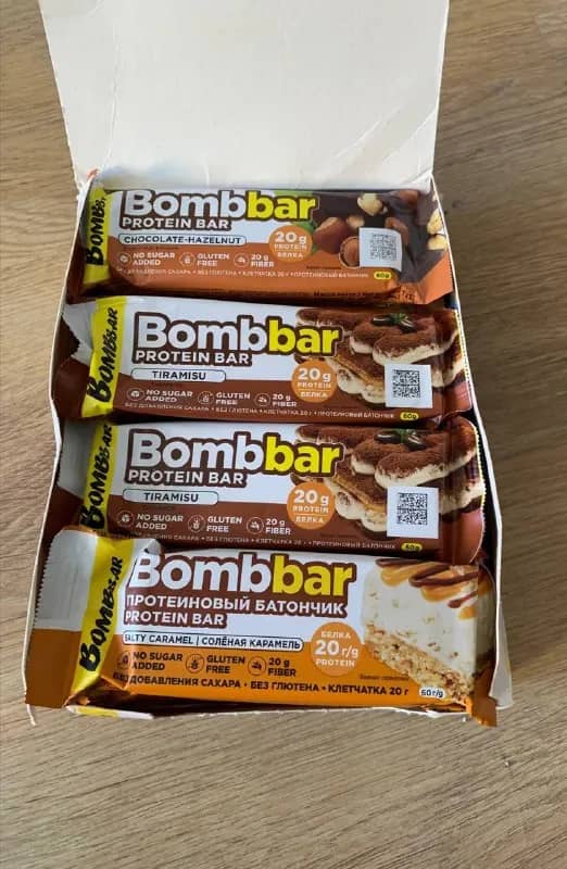 Протеиновые батончики Bombbar 16шт — Батуми — 45 ₾