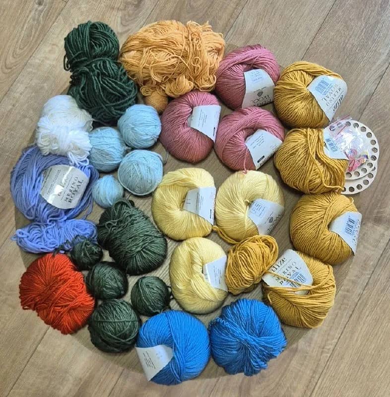 100% меринос, спицы, крючки — Батуми — 120 ₾