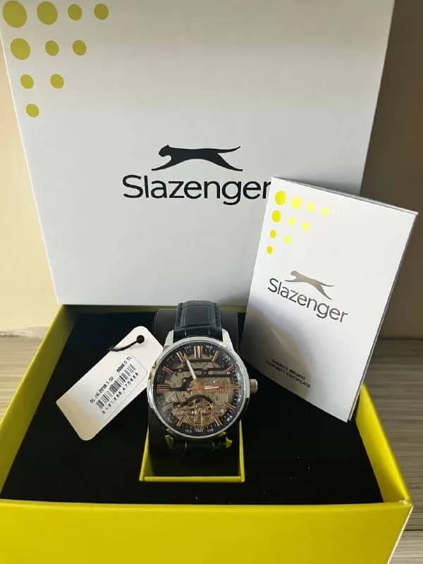 Slazenger otomatik deri kordon saat en uygun internet fiyatı 7000 TL Garanti, çanta, kutusuyla bir — Анталия — 7 000 ₺