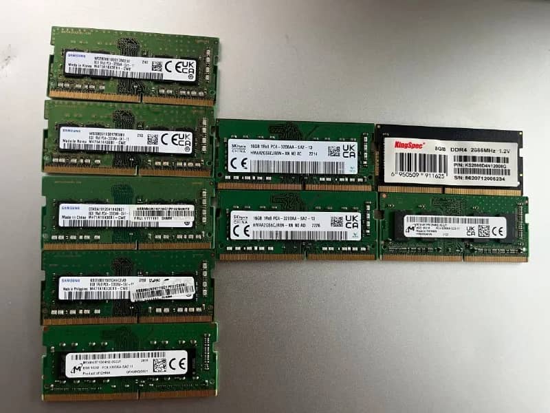 DDR-4 3200 SO-DIMM Samsung 8гб 4 шт цена за штуку 120 Gel — Батуми — 120 ₾