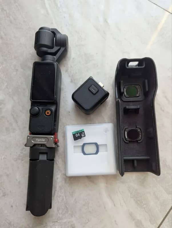 Dji osmo pocket 3. Экран под пленкой, защитный чехол, 2 ND фильтра neweer переменной плотности 2-32, — Тбилиси — 1 200 ₾