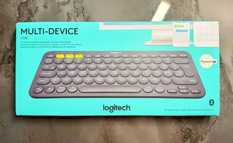 Logitech K380, которая подключается по Bluetooth одновременно к трём разным устройствам. — Батуми — 149 ₾