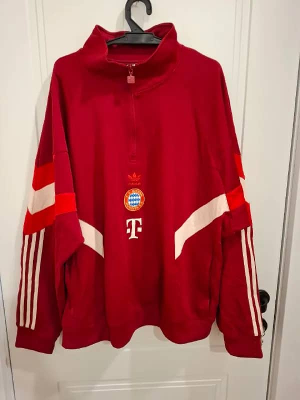 adidas FC Bayern OG Half-Zip / ретро олимпийка | Size XXL–3XL | 125 ₾ — Тбилиси — 125 ₾