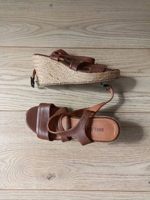 Кожаные босоножки 36 размер, Турция Greyder — Батуми — 50 ₾
