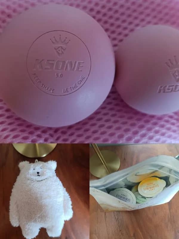 KSONE, маленьких массажных мячей, мячи для глубокого массажа тканей для ног, массаж мышц, 3 шт. 20 л — Батуми — 20 ₾