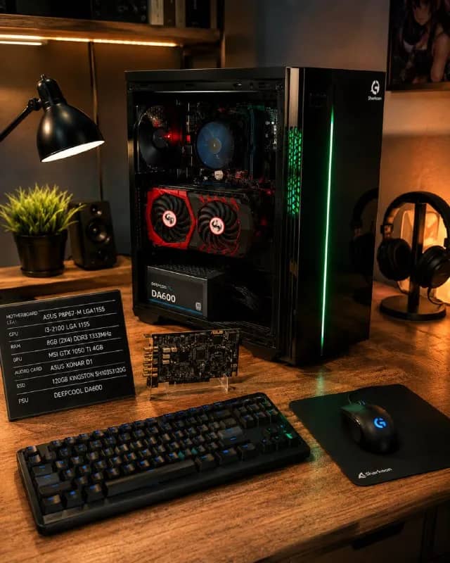 COMP.PC.ПК.Работает идеально.Для офиса и слабеньких игр.Цена 350 лар. — Батуми — 350 ₾