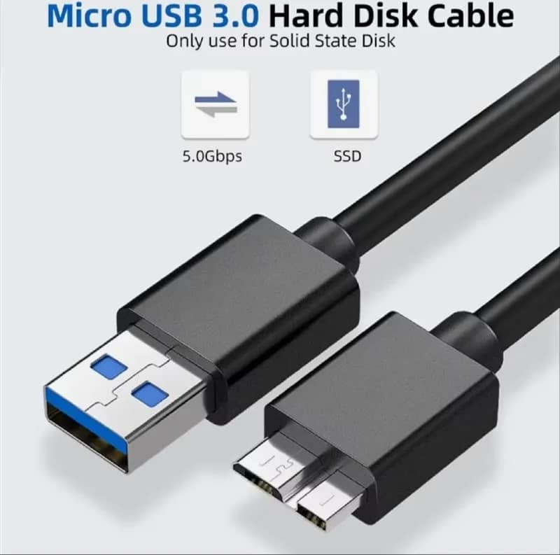 USB Type-A → USB 3.0 Micro-B — Батуми — 7 ₾