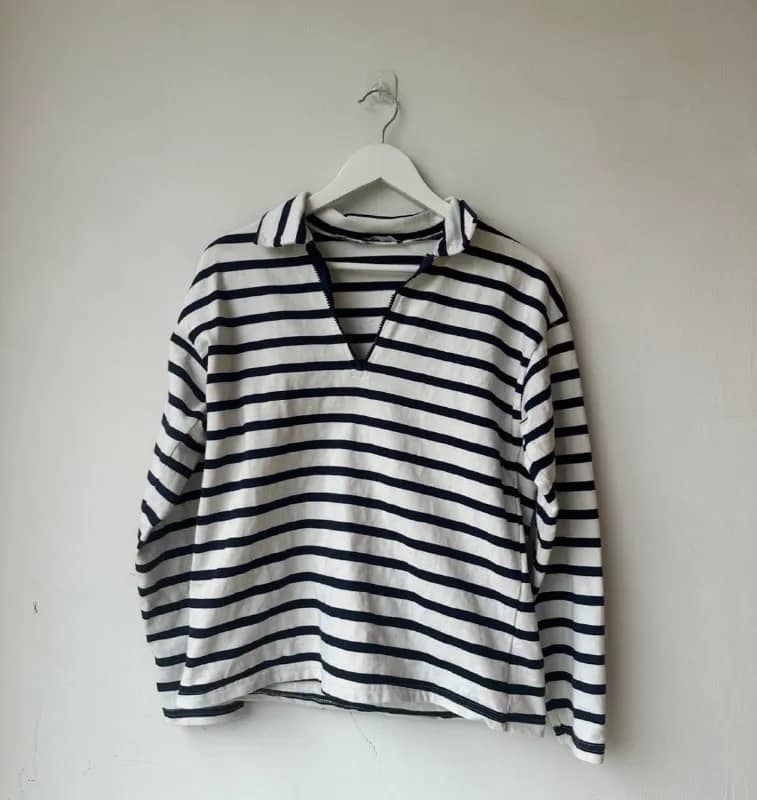 1. Лонг/ кофта Zara в полоску. Плотный хлопок — Тбилиси — 30 ₾