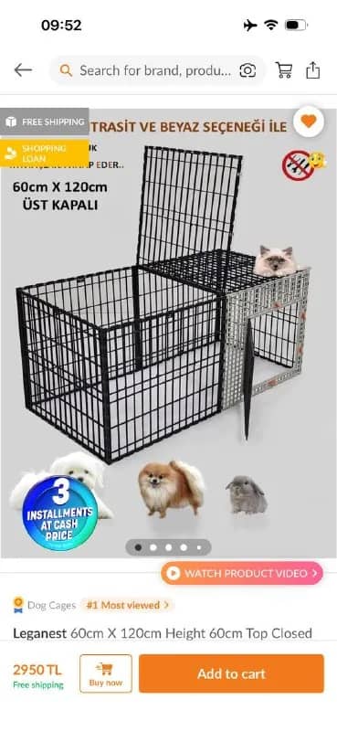 Клетка / вольер для животных — Анталия — 1 500 ₺