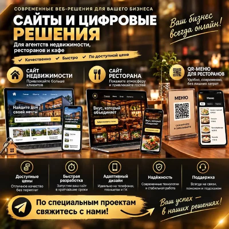 QR-меню для ресторанов — удобное меню для ваших гостей без лишних затрат. — Батуми