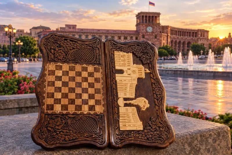 Нарды деревянные ручной работы — Ереван — 35 000 ֏