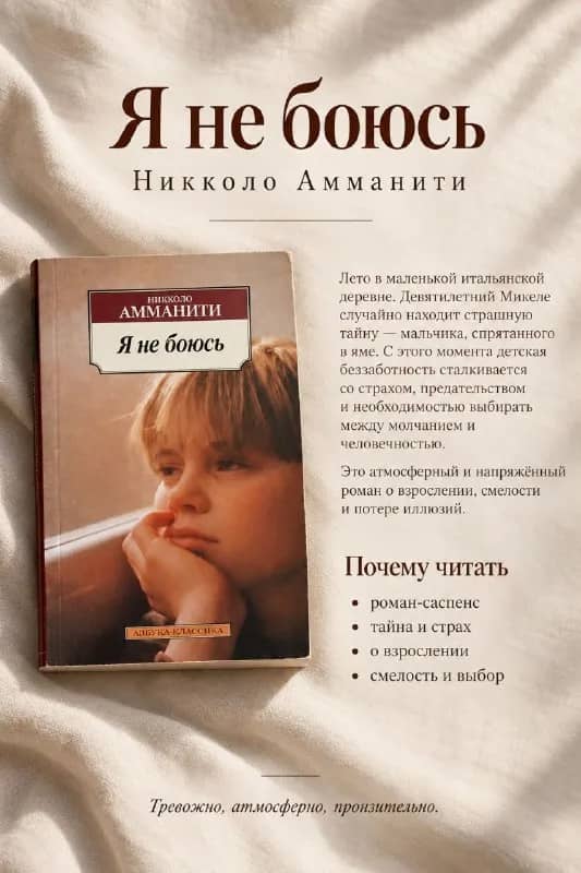 Книга «Я не боюсь» Никколо Амманити — Тбилиси — 5 ₾