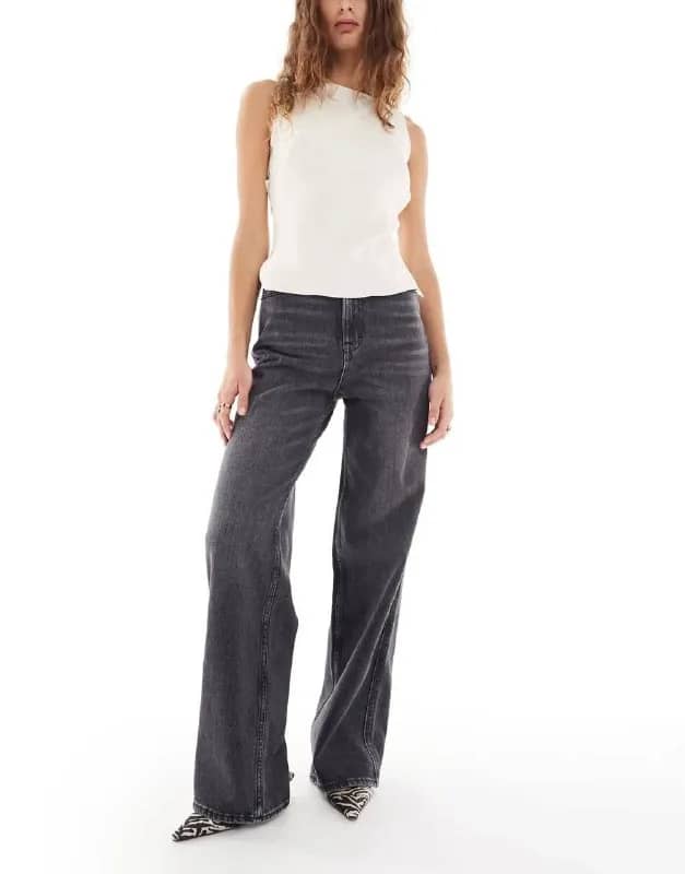 Tommy Jeans Charlie чёрные wide-leg джинсы (оригинал) — Батуми — 165 ₾