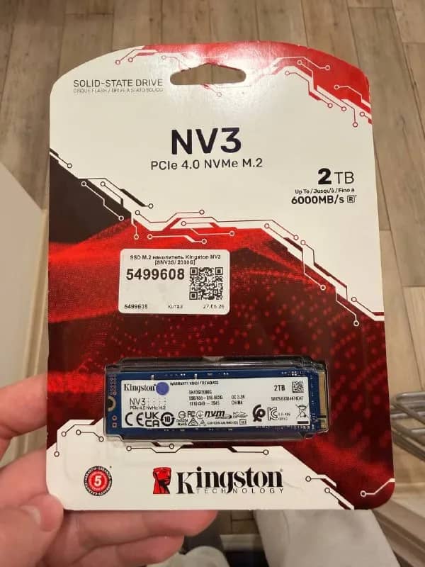 Kingston SSD PCIe 4.0 NVMe M.2 2TB — Тбилиси — 900 850 ₾