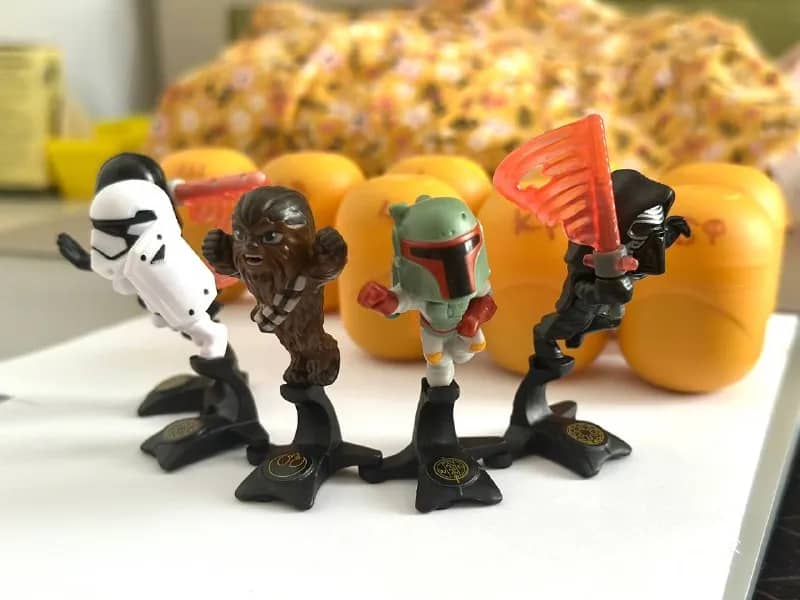 Kinder Star Wars, фигурки Боба Фета, Кайло Рена, Чубакки — Тбилиси — 2 ₾