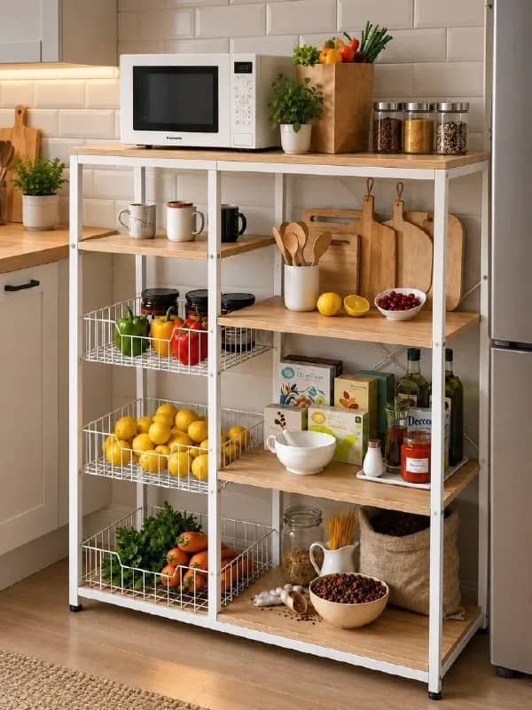 Стеллаж на металлическом каркасе с корзинами — Батуми — 180 ₾