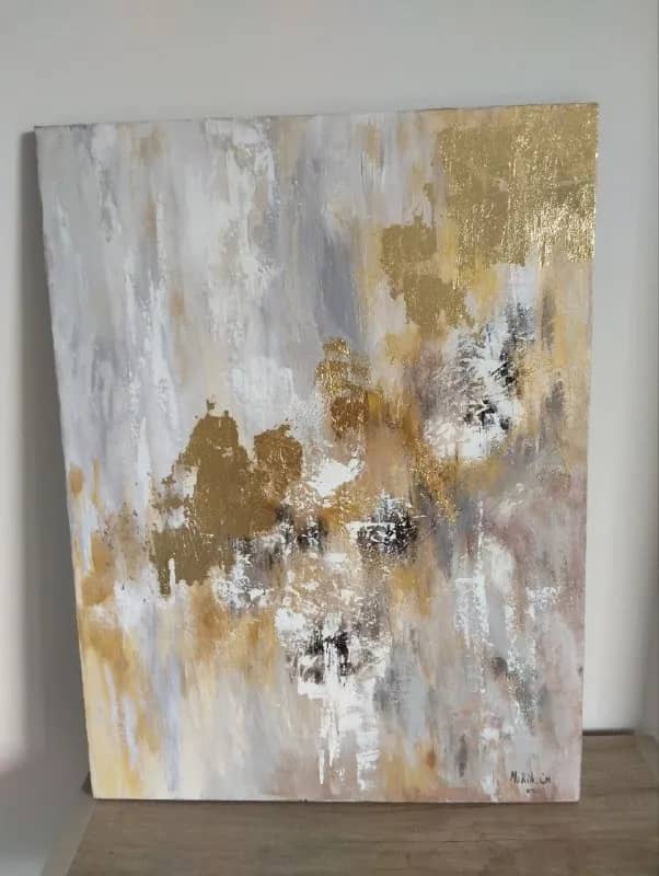 Картина 60*80 см, акрил, золото — Батуми — 200 ₾