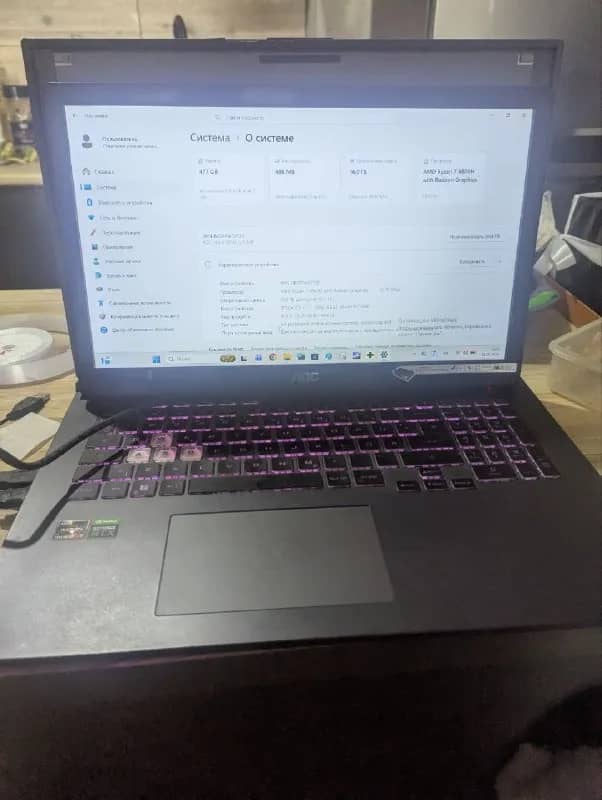 ASUS ROG Strix G17 (G713) / Донор или под восстановление — Батуми — 500 ₾