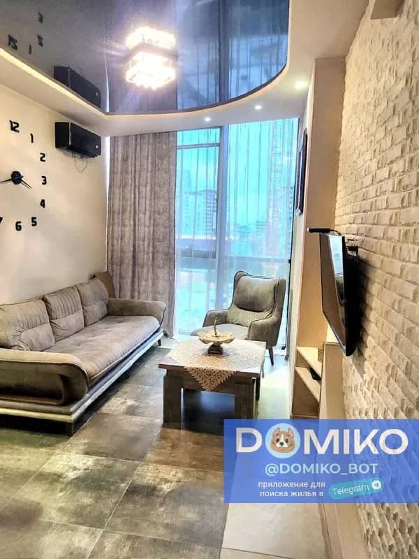 Квартира 1+1 в ЖК New Wave на проспекте Жиули Шартава 10, 9 этаж, площадь 55 м². Аренда 600 USD в ме — Батуми — 600 $