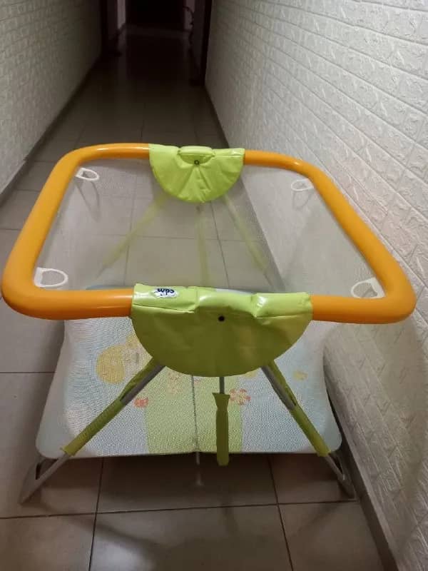 Продается детский манеж. Модель CAM America Green/Orange (B155-C215/NO15). Просторный и надежный ита — Тбилиси — 100 ₾