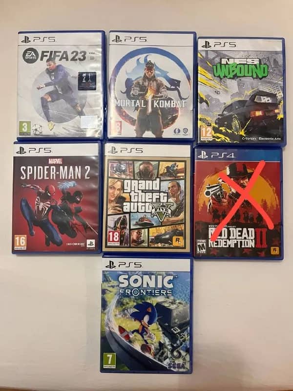 Продаю новые диски с играми для PS5. — Тбилиси — 500 ₾