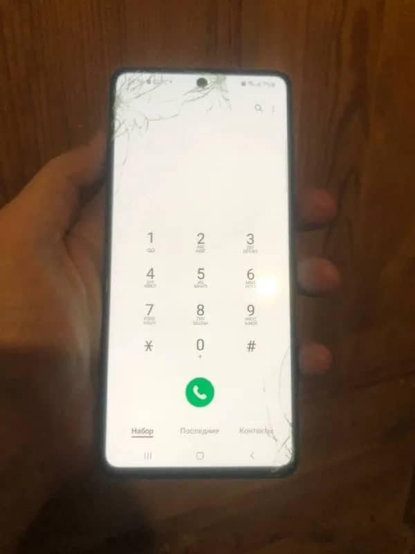 Samsung A71 128 ГБ, трещины на экране — Алматы — 19 000 ₸