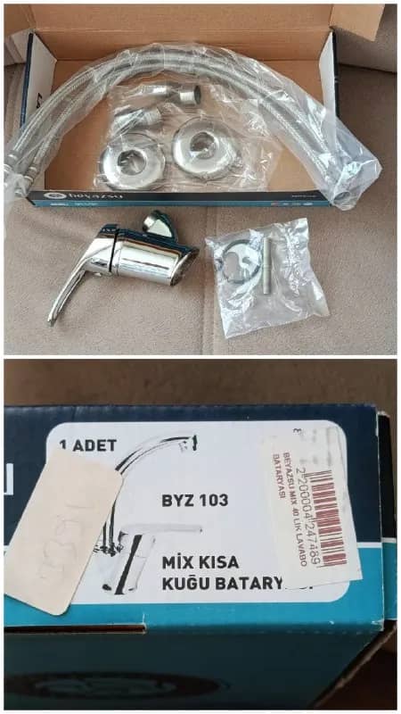 Смеситель для воды, никель — Анталия — 1 000 ₺