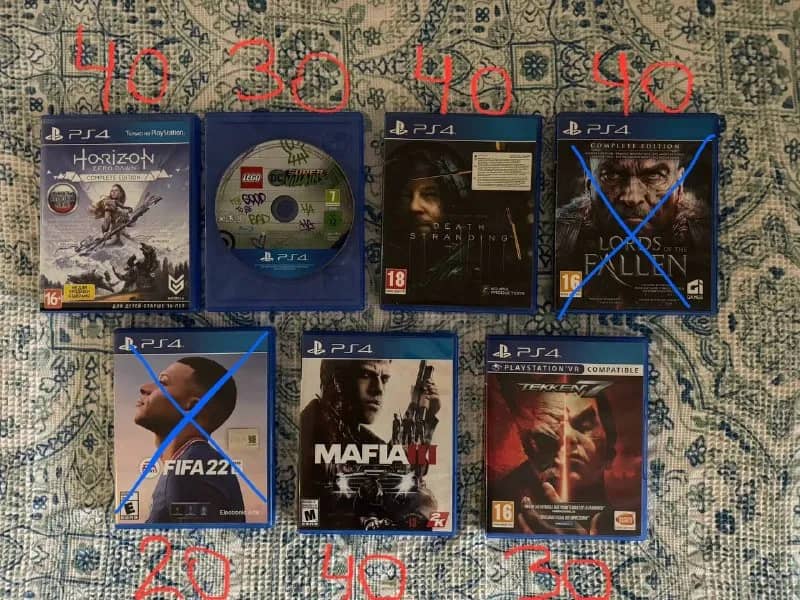 Диски игры на PlayStation 4 / PS4 — Тбилиси