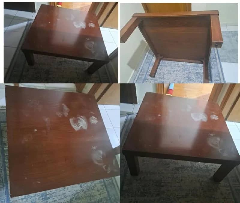 Стол 90×90 высота 40 из дерева — Анталия — 200 ₺