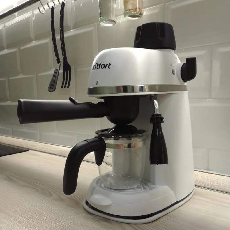 Kitford ☕️ кофемашина, работает исправно, есть режим вспенивания и прогрева молока. В работе была — Тбилиси — 170 ₾