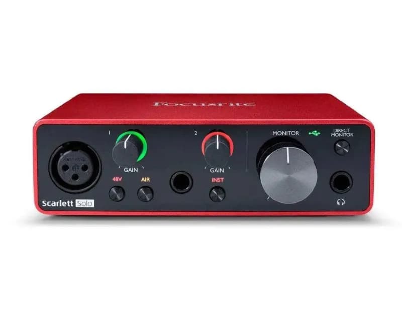 focusrite scarlett solo 2nd/3rd gen в пределах 250 лари — Тбилиси — 250 ₾